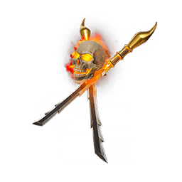 Scorpion's Flaming Skull