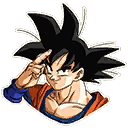 Smiling Goku