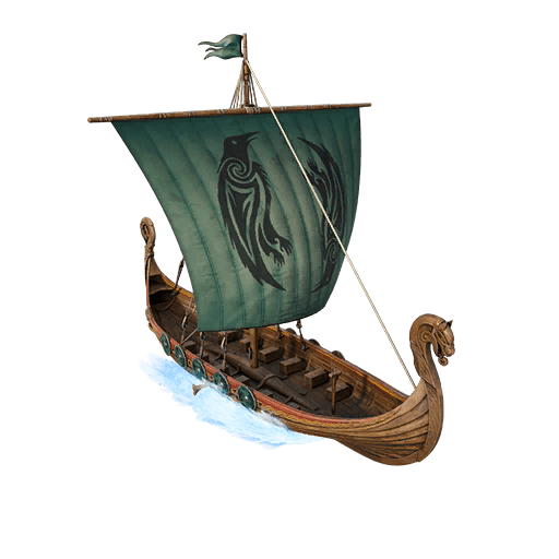 Wolf-Kissed Longboat