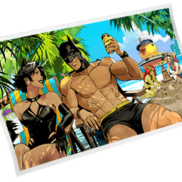 The Dark Knight Relaxes