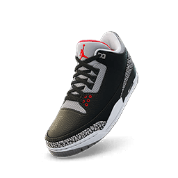 Air Jordan 3 'Black Cement-Gray'