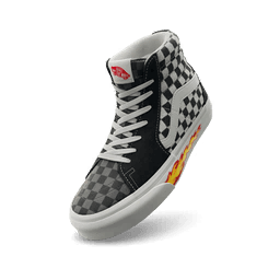 Vans Customs Sk8-Hi 'Multi-Checkerboard/Flame'