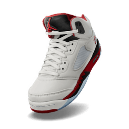 Air Jordan 5 Retro OG 'Black Tongue/Fire Red'