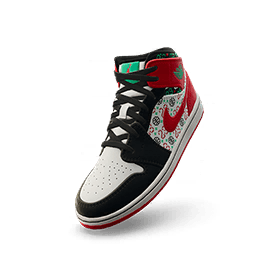 Air Jordan 1 Mid 'Ugly Christmas Sweater'