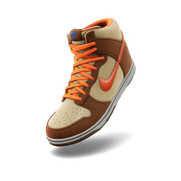 Nike Dunk High 'Beechtree/Orange Blaze'
